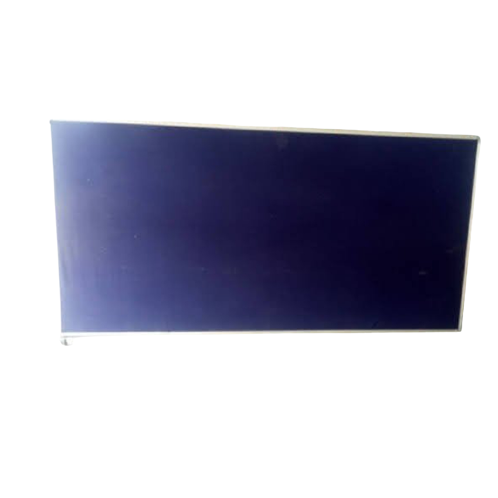 Blue fabric notice board with anodized aluminium frame for pinning notices, announcements, schedules, and documents in offices, schools, and institutions.