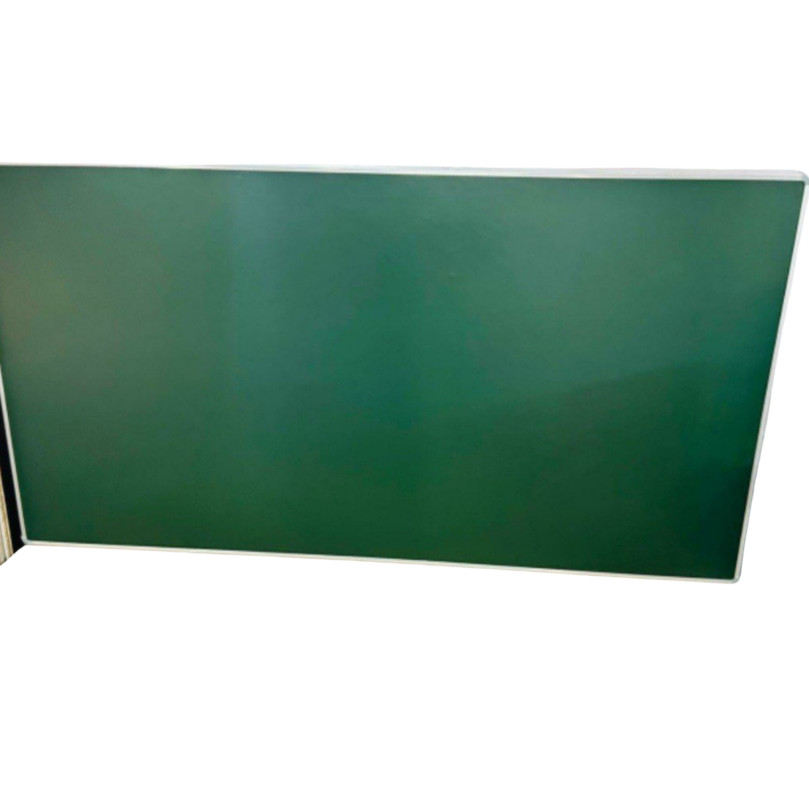 Elite Writing & Display large green chalkboard with a wide writing surface and slim white frame for classrooms and schools.