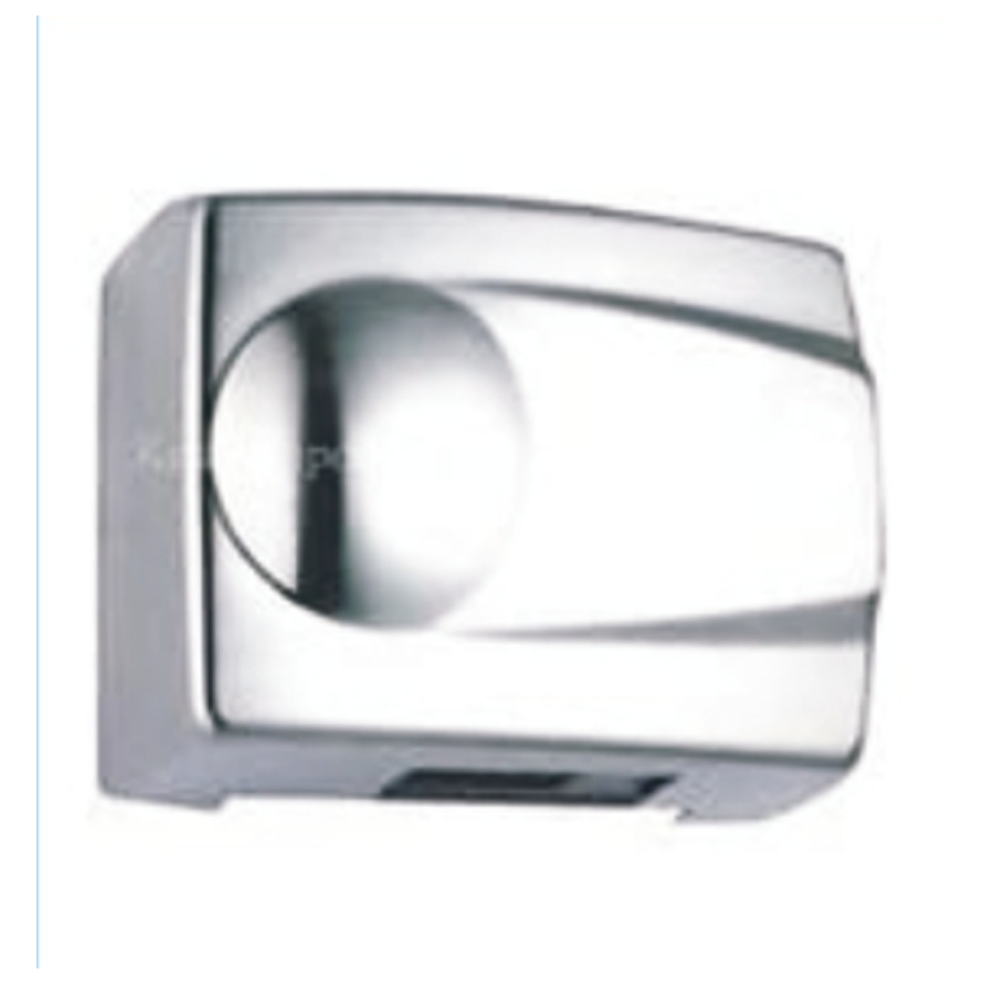White wall-mounted automatic hand dryer