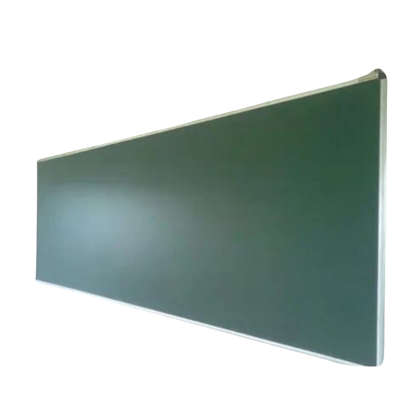 Elite Writing & Display green chalkboard with a slim aluminium frame and large writing surface.