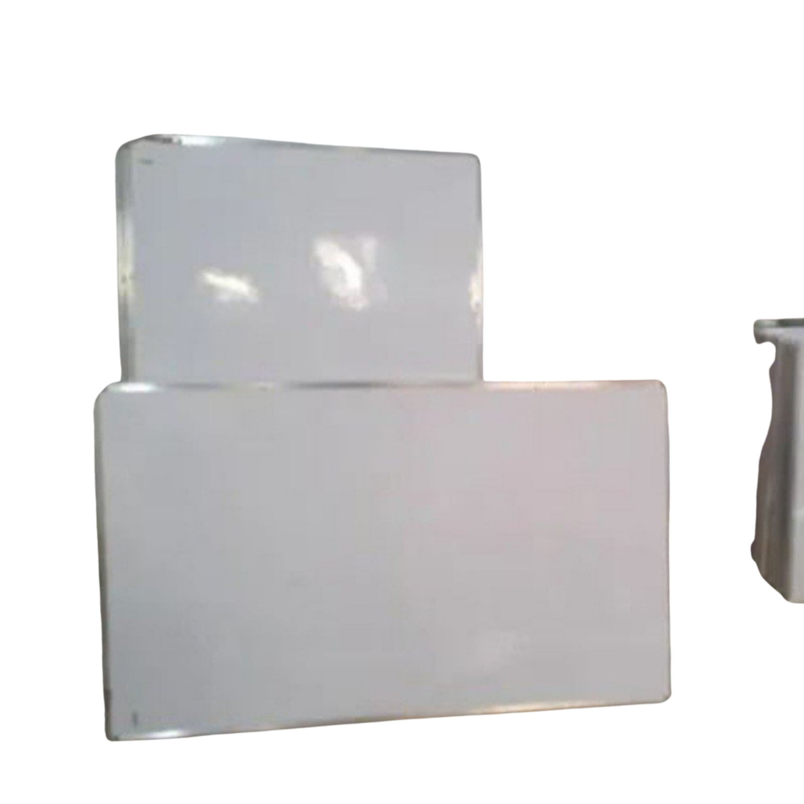 Elite Writing & Display whiteboard panel with a clean white writing surface and raised upper section.